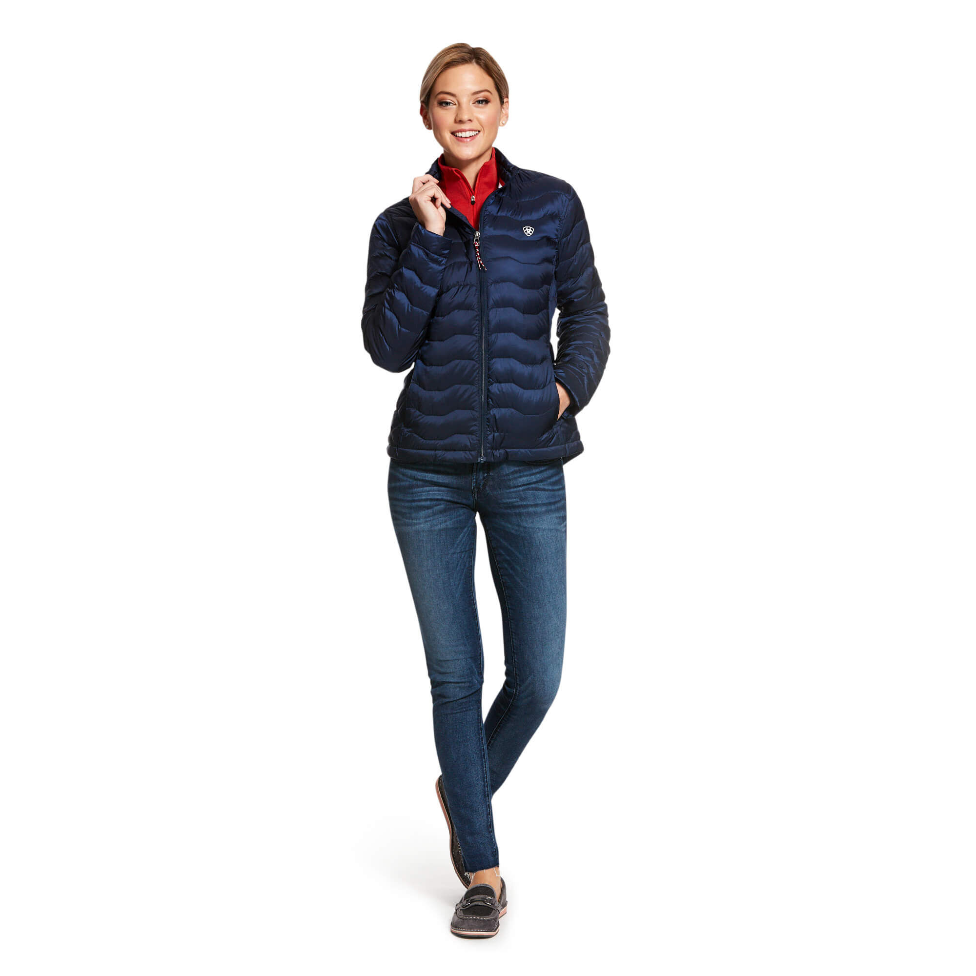 Ariat Ideal 3.0 Youth Down Jacket Navy Blue 