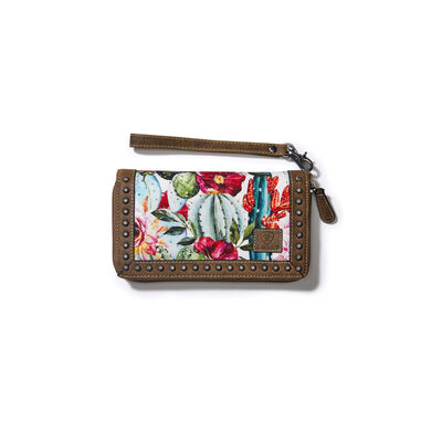 Clutch Wallet Cactus Floral