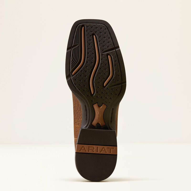 Sport Sidebet Wide Square Toe Western Boot Sole