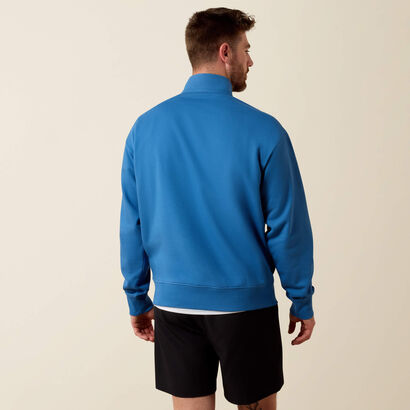 Holiday 1/4 Zip Sweatshirt Back