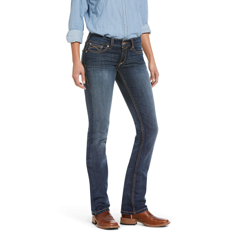 Ariat R.E.A.L. Mid Rise Macy Straight Jeans