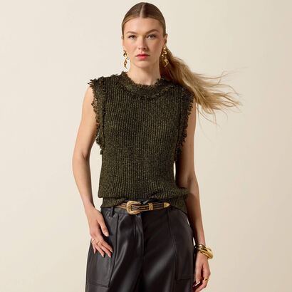 Obsidian Sweater Vest Front
