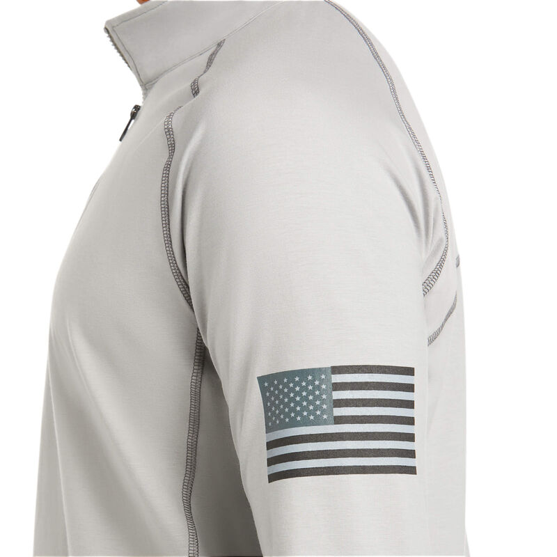 FR Combat Stretch Patriot 1/4 Zip Work Shirt