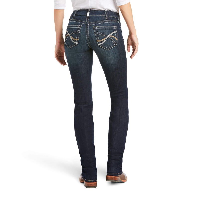 R.E.A.L. Mid Rise Arrow Fit Kylee Straight Jean