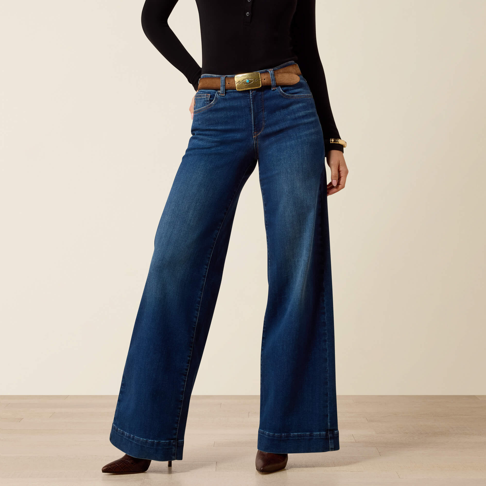 High Rise Revel Vilma Ultrastretch Wide Leg Jeans
