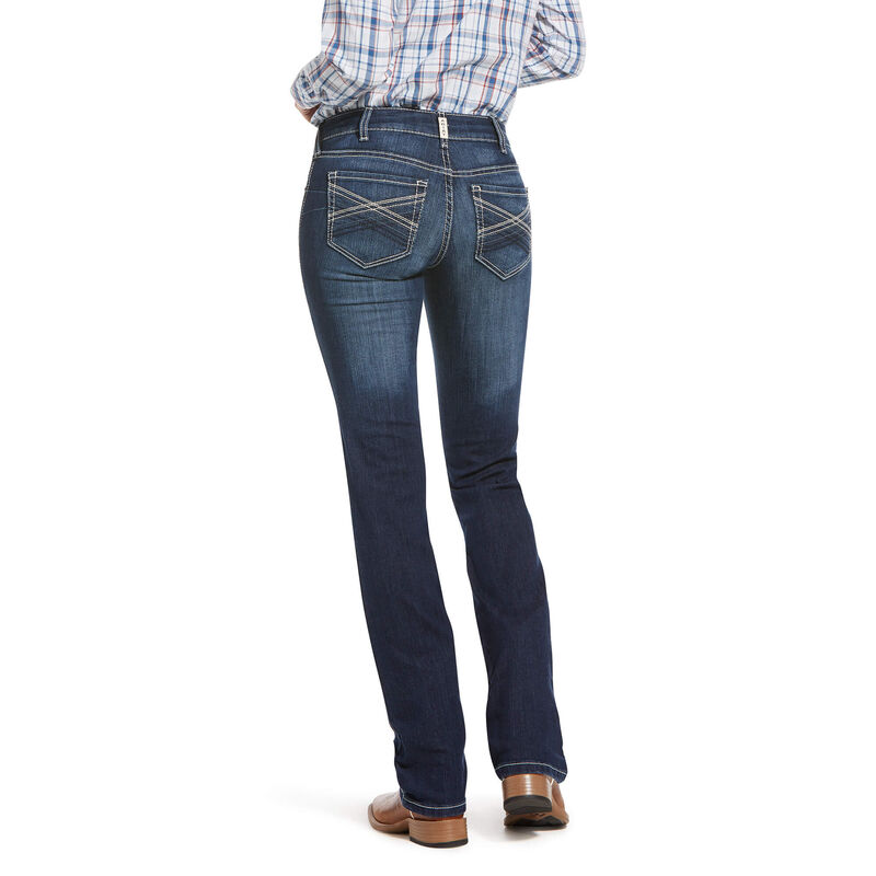 R.E.A.L. Mid Rise Stretch Margot Stackable Straight Leg Jean