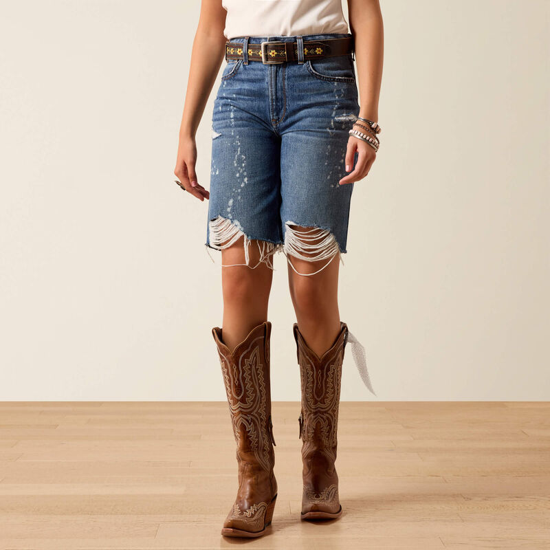 Ultra High Rise Relaxed Tomboy 10" Shorts Front