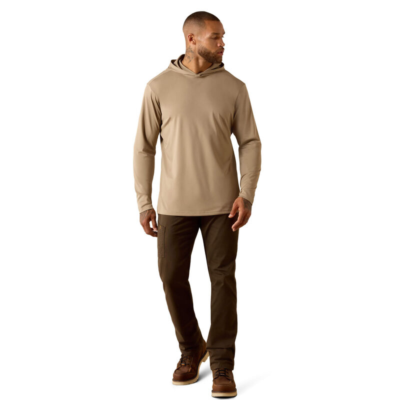 Rebar Sunblocker Outdoor Hooded Classic Fit Long Sleeve T-Shirt Full