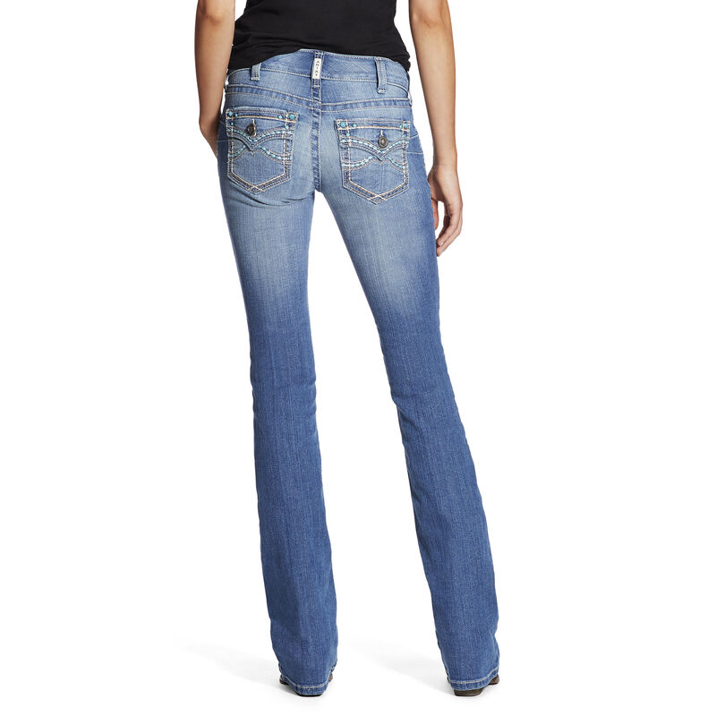 R.E.A.L Mid Rise REAL Low Rise Boot Isabel Flap Boot Cut Jean