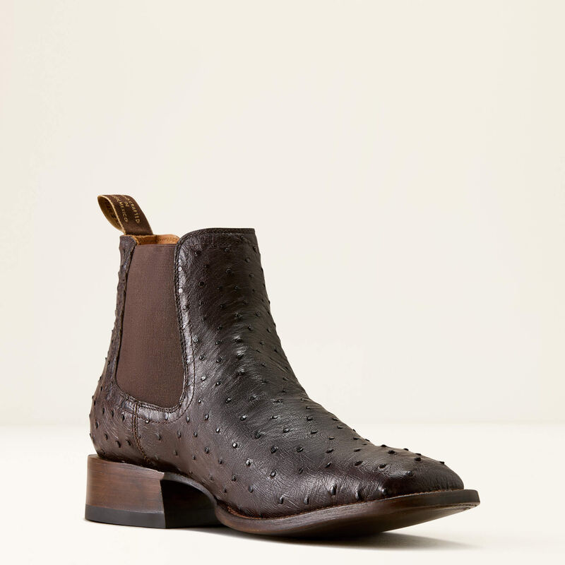 Bench Made Younger Chelsea Wide Square Toe Western Boot Medial