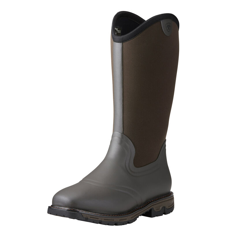 Conquest Neoprene Waterproof Insulated Square Toe Rubber Boot
