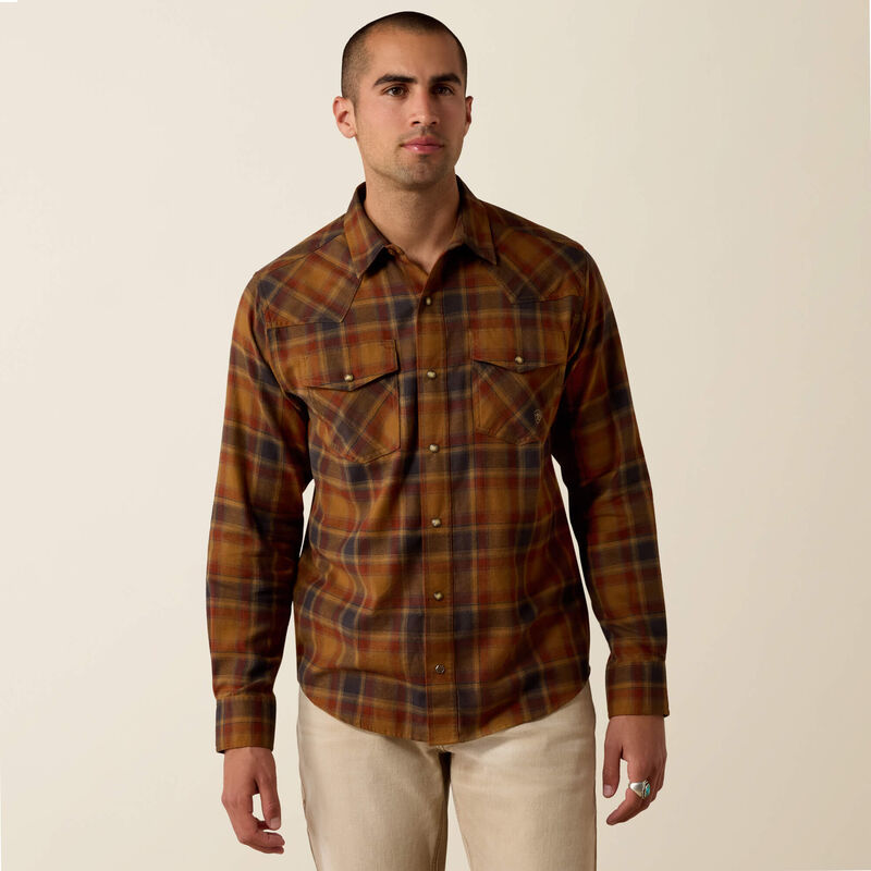 Retro Hynes Fitted Snap Shirt Front