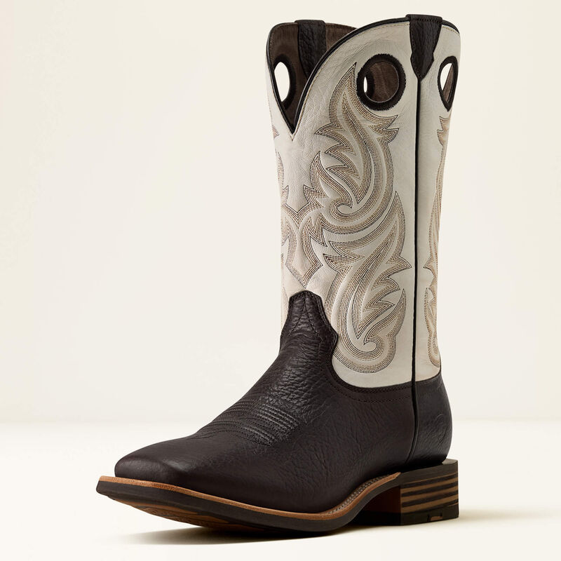 Highland Toughstock Wide Square Toe Western Boot 3-4 Front