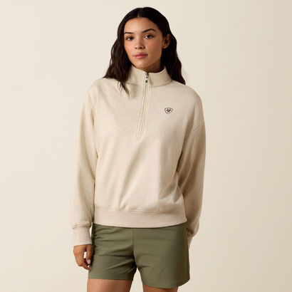 Holiday 1/2 Zip Sweatshirt Front