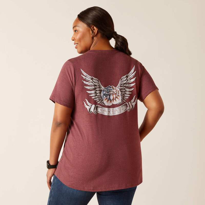 Rebar Cotton Strong American Rose T-Shirt