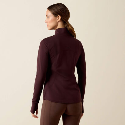 Gridwork 2.0 1/4 Zip Baselayer Back