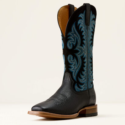 Gritstone Wide Square Toe Cowboy Boot 3-4 Front