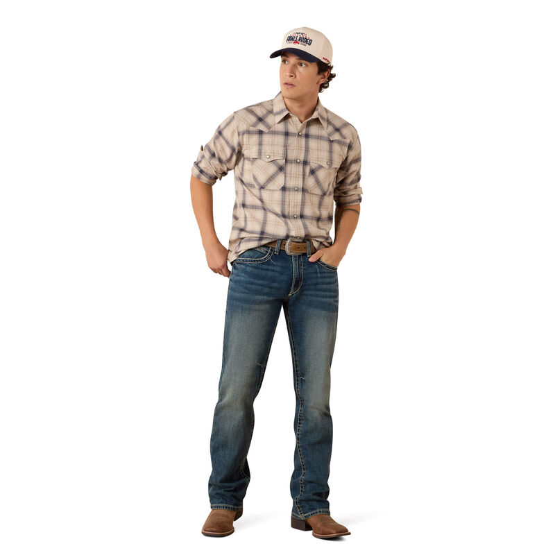 Retro Hudde Fitted Snap Shirt Full