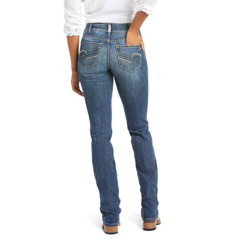 R.E.A.L. Perfect Rise Amethyst Stackable Straight Leg Jean | Ariat