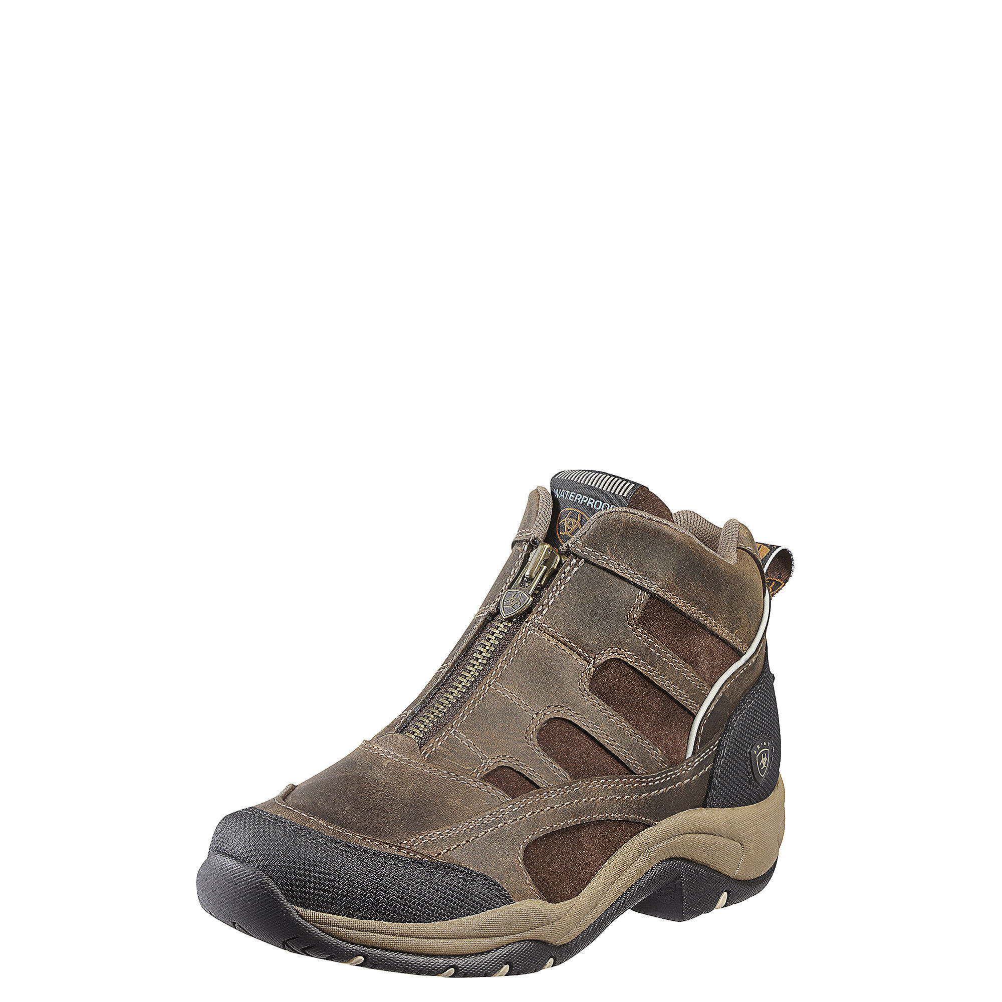 ARIAT Terrain Zip H20 Paddock & Yard Boots Distressed Brown
