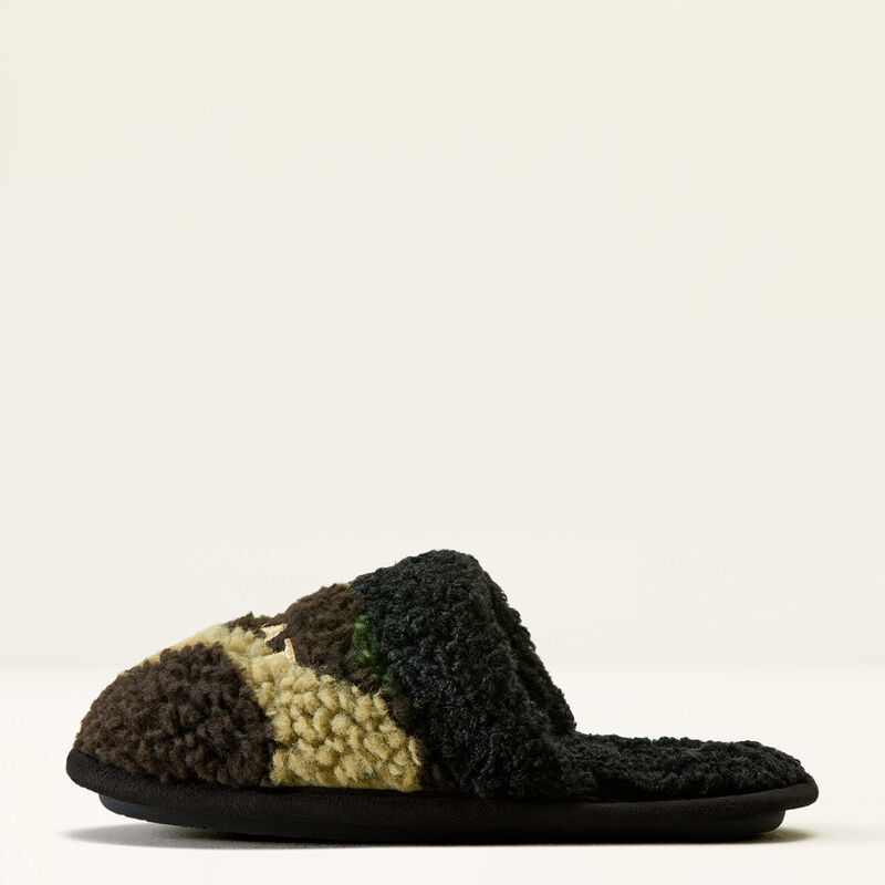Tumbleweed Square Toe Scuff Camo Slipper Side