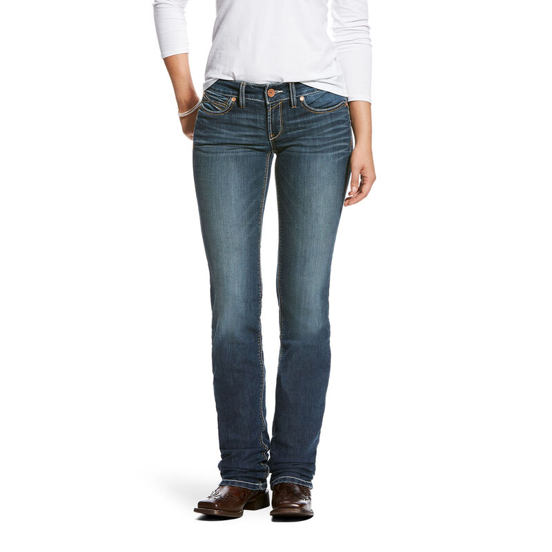REAL Low Rise Handcrafted Stackable Straight Leg Jean