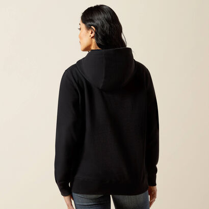 Booted Logo Hoodie Back