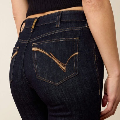 High Rise Quinn Boot Cut Jeans Back