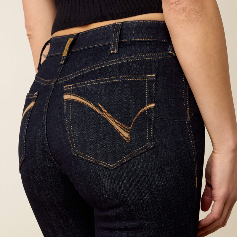 High Rise Quinn Boot Cut Jeans Back