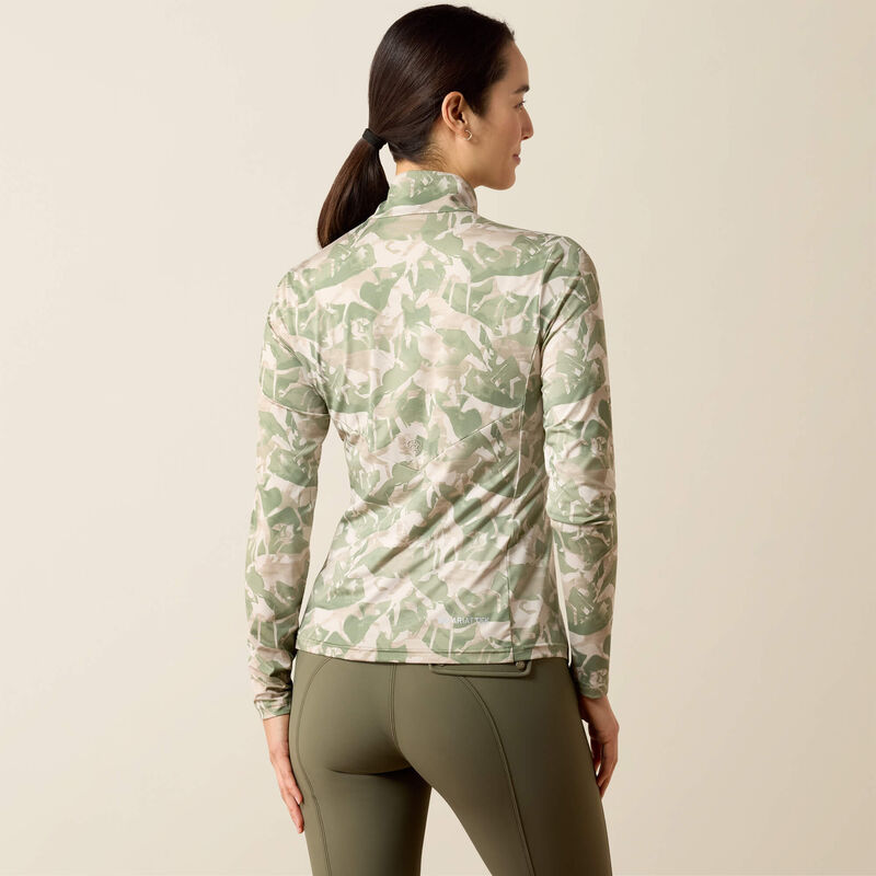 Lunaveil 1/2 Zip Baselayer Back