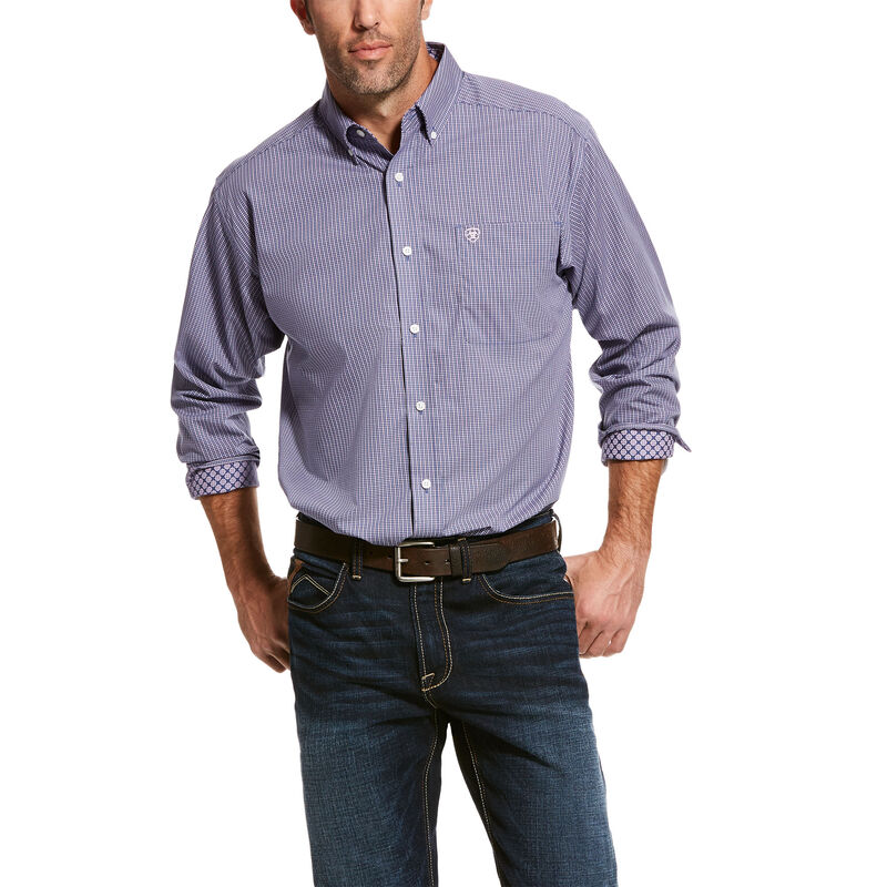 Wrinkle Free Vaine Classic Fit Shirt