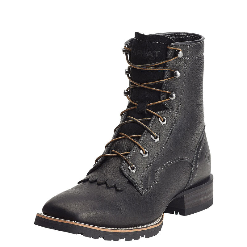 Hybrid Lacer Wide Square Toe Boot