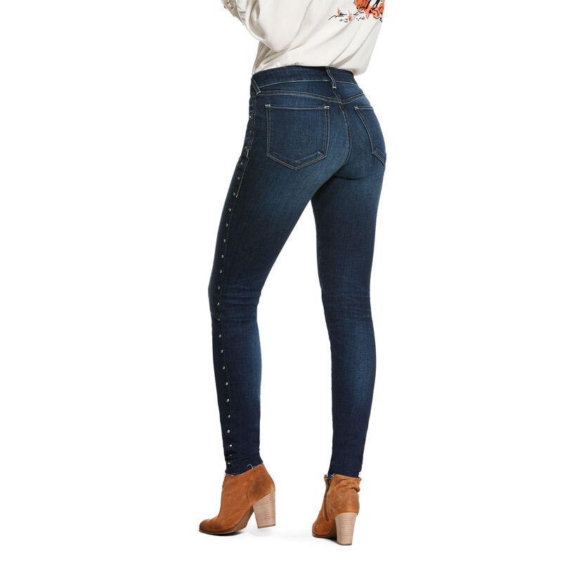 Ultra Stretch Mid Rise Oilvia Skinny Jean