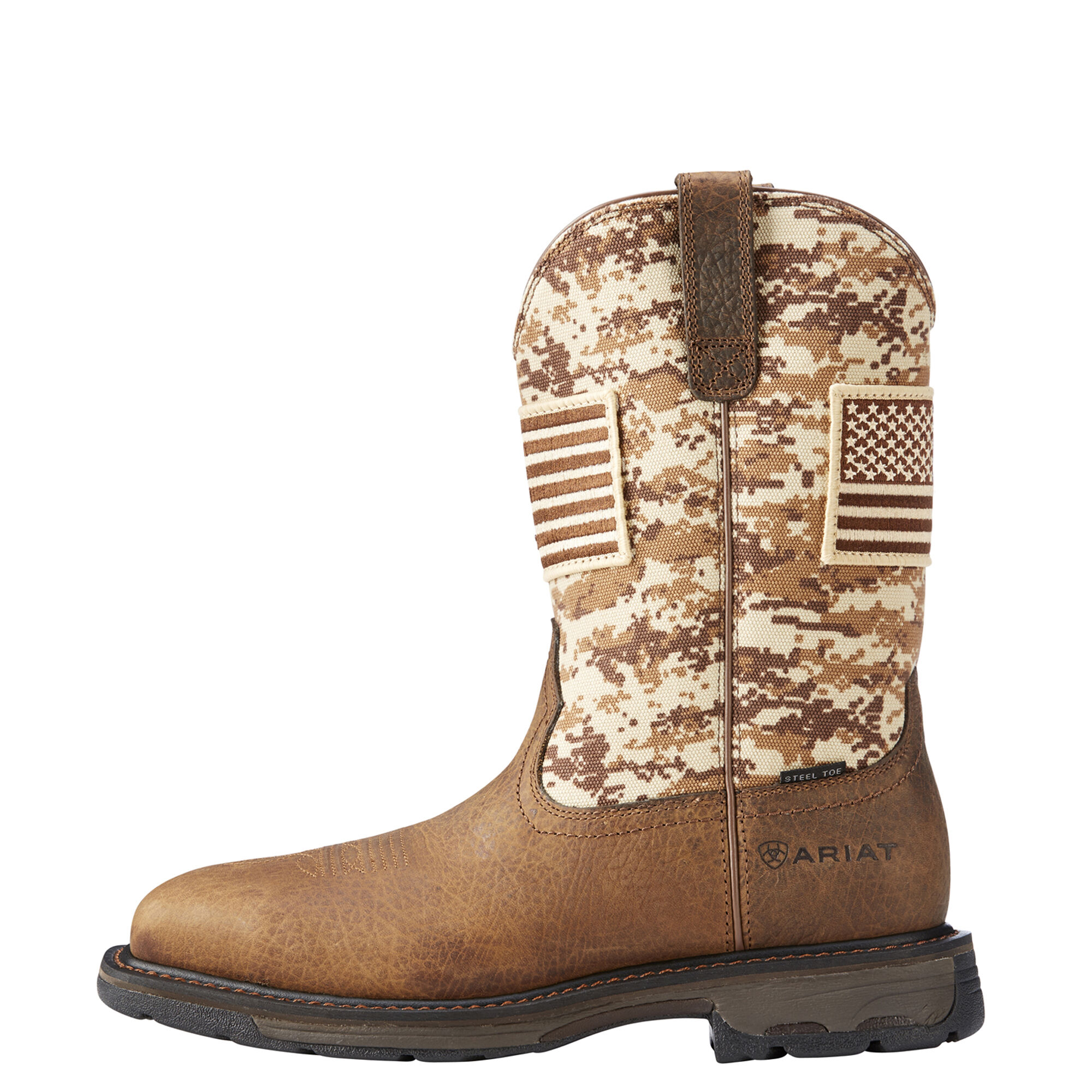 WorkHog Patriot Steel Toe Work Boot Ariat