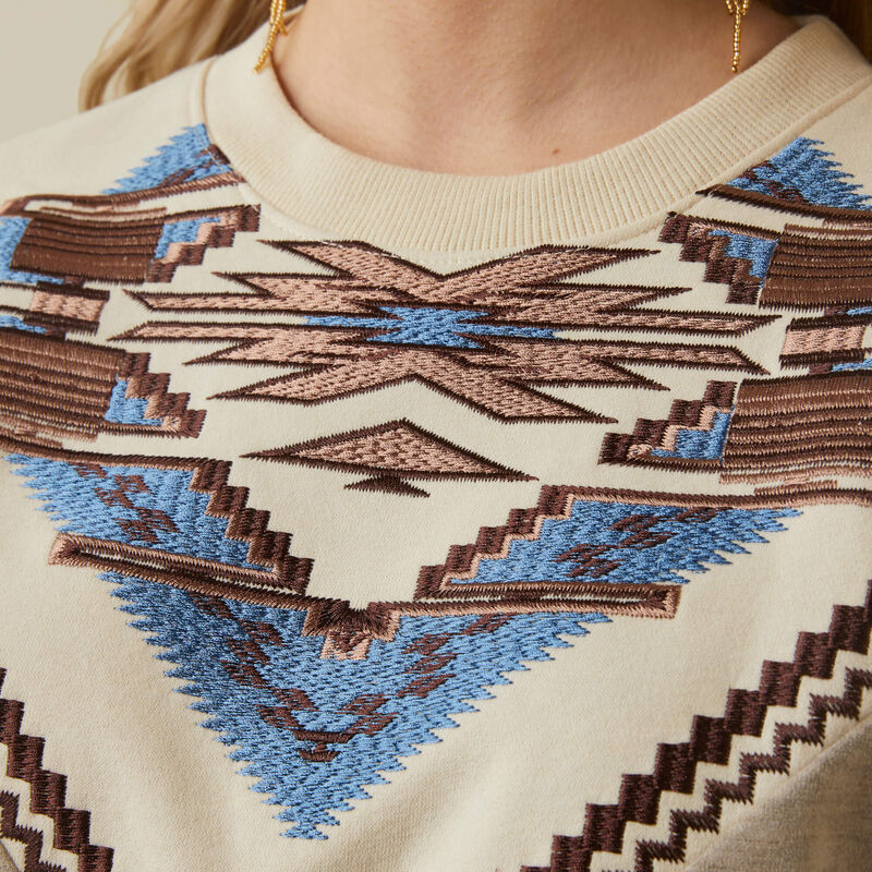 Chimayo Embroidered Sweatshirt