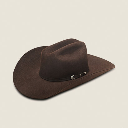 Western Cowboy Hat 3X Wool with Buckle Front