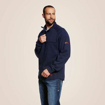 Ariat Tek Cold Series Lt Blue/orange Striped Hooded Full Zip Jacket Size  Small