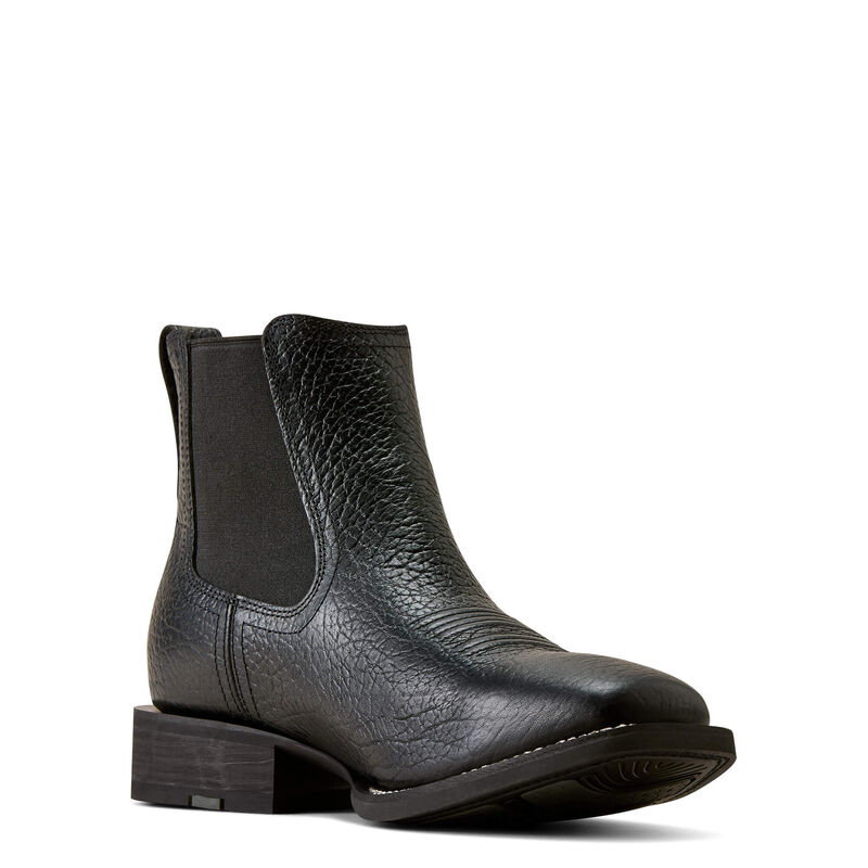 Western Big Rig Wide Square Toe Chelsea Boot Medial