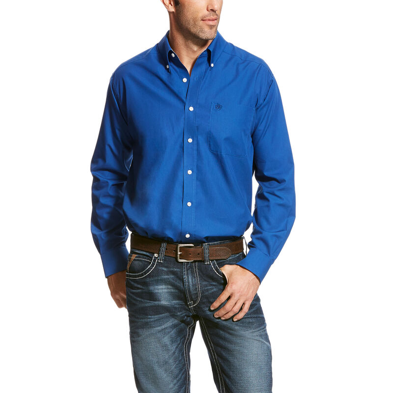 Wrinkle Free Solid Shirt
