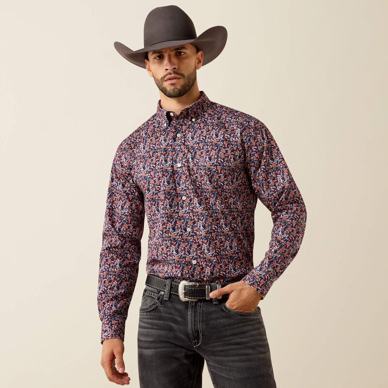 Wrinkle Free Ward Classic Fit Shirt Front