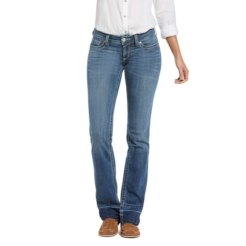 R.E.A.L. Low Rise Stretch 3D Wendy Stackable Straight Leg Jean | Ariat