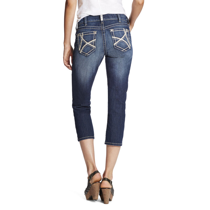 REAL Mid Rise Arielle Cropped Skinny Jean