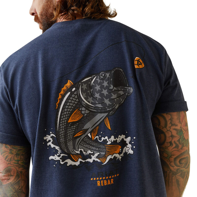 Rebar Cotton Strong American Bass T-Shirt