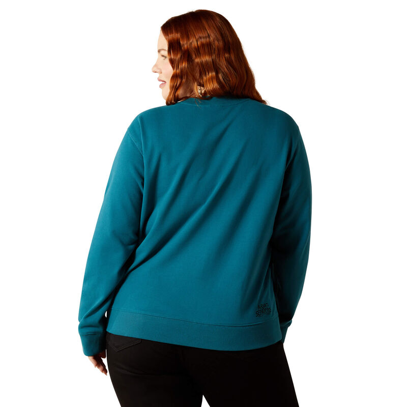 Sendero West is Best Sweatshirt Back Plus