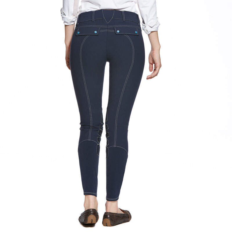 Olympia Acclaim LR Front Zip Knee Patch Breech