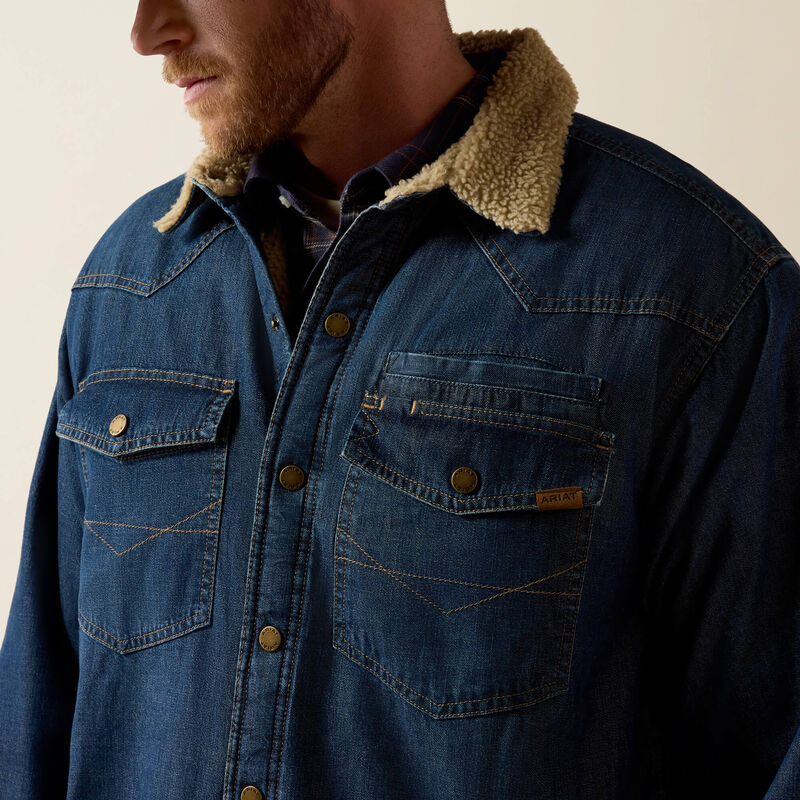 Sherpa Lined Shirt Jacket 01