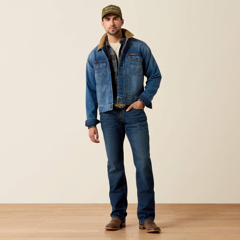 Flannel Lined Trucker Jacket Full