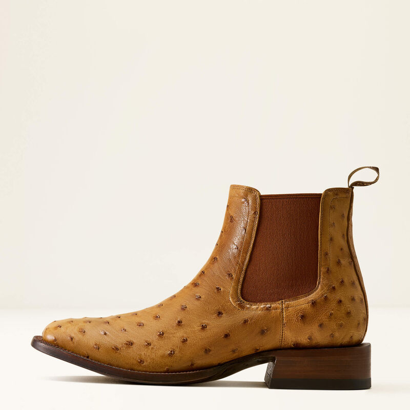Bench Made Younger Chelsea Wide Square Toe Western Boot Side