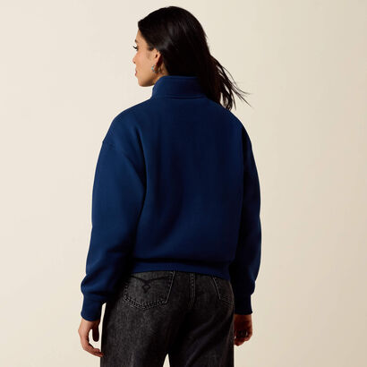 Fern 1/2 Zip Sweatshirt Back