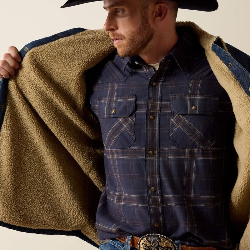 Sherpa Lined Shirt Jacket 02